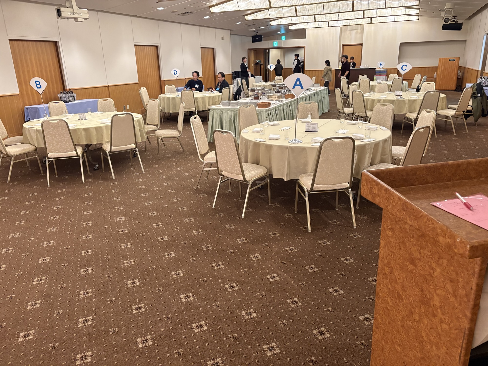 マジックショー会場ホテルの客席