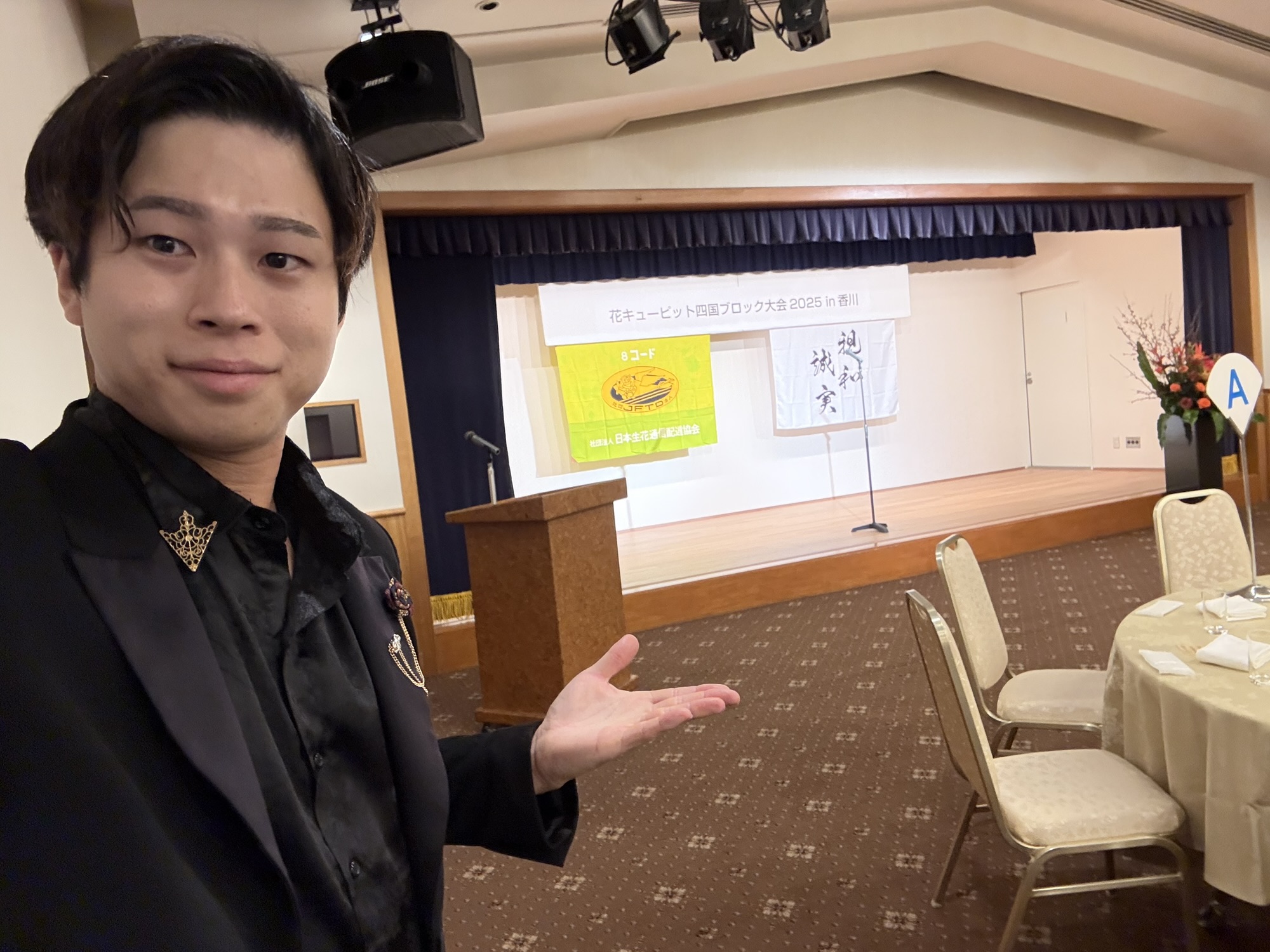  マジックショー会場ホテルの様子