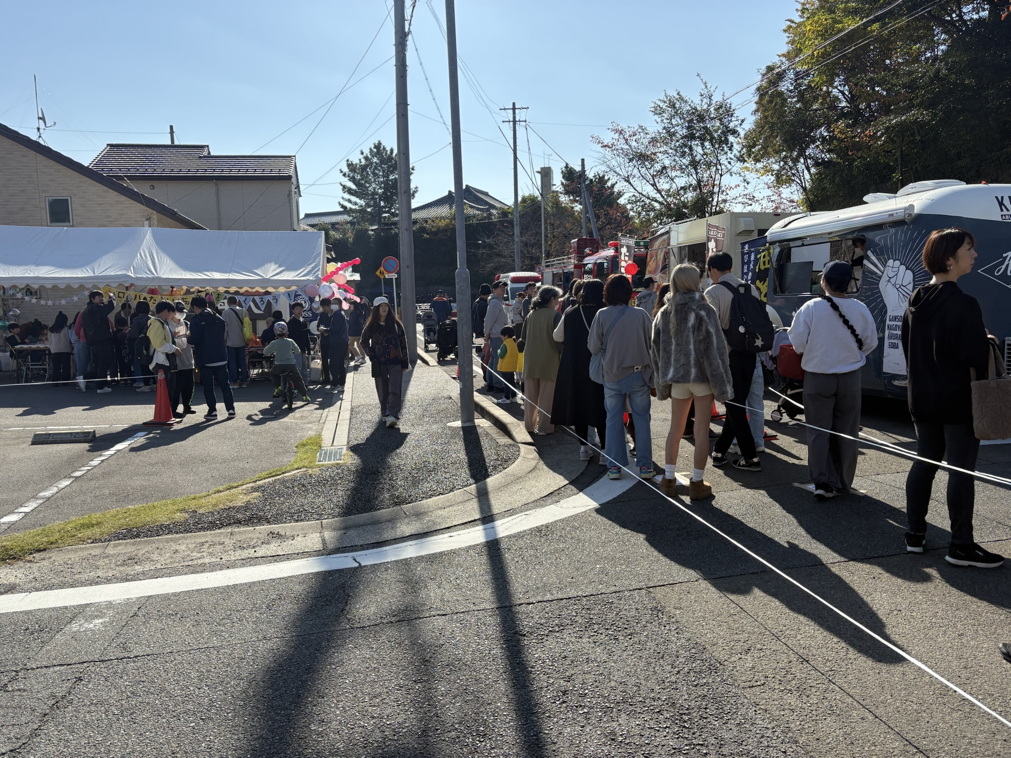  愛知県名古屋市でのシャボン玉ショー会場の様子