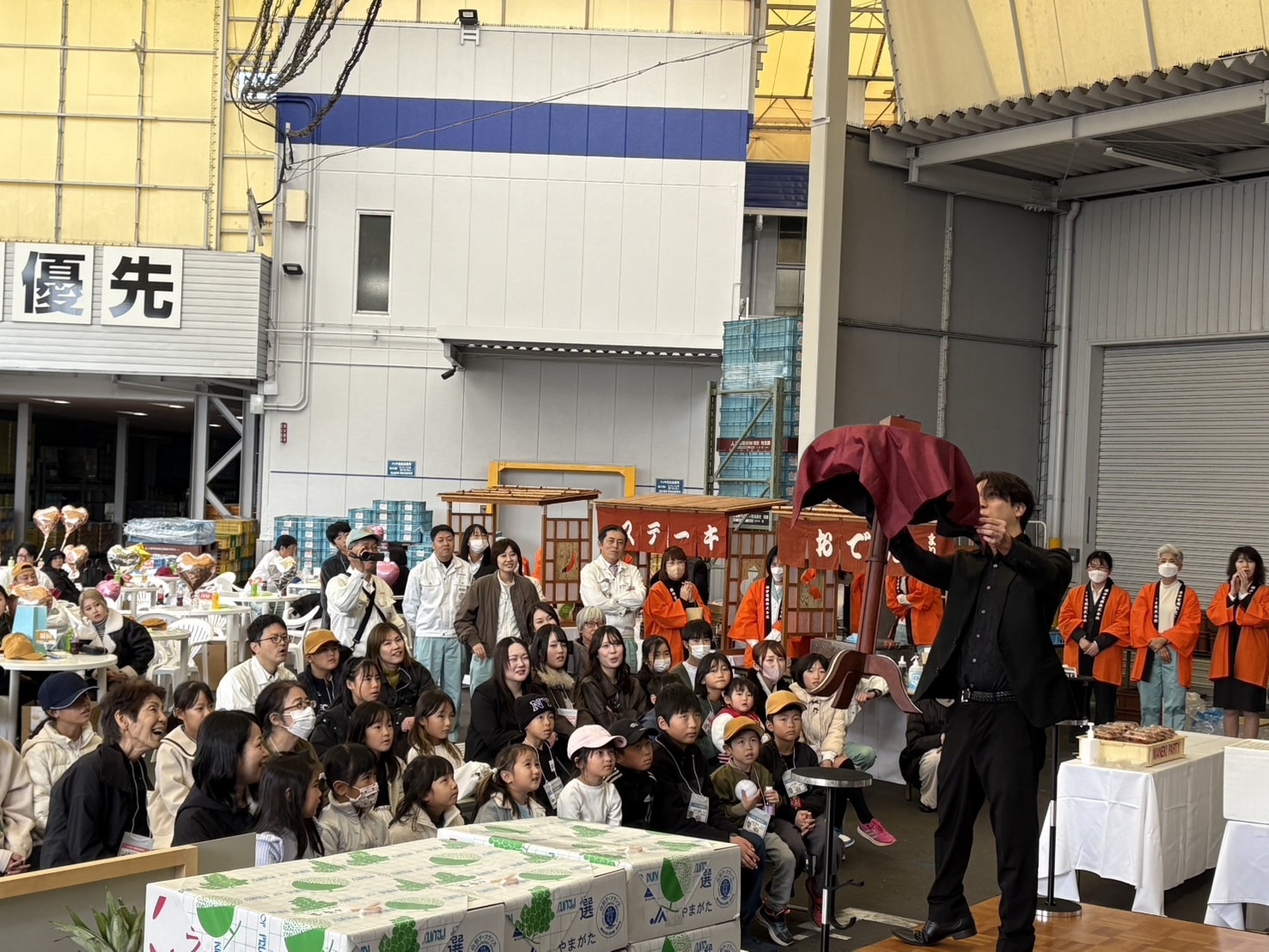  兵庫県企業パーティーへのマジシャン派遣