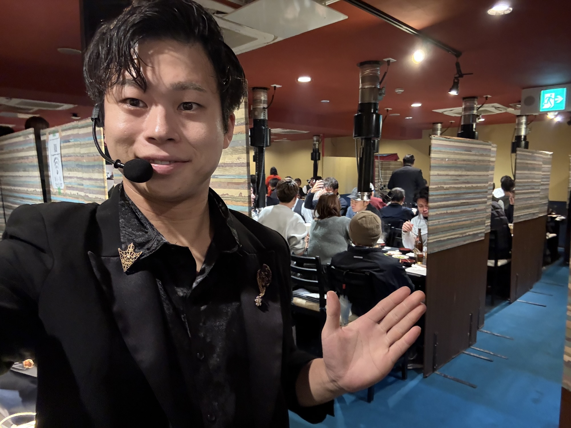 出張マジック会場の様子