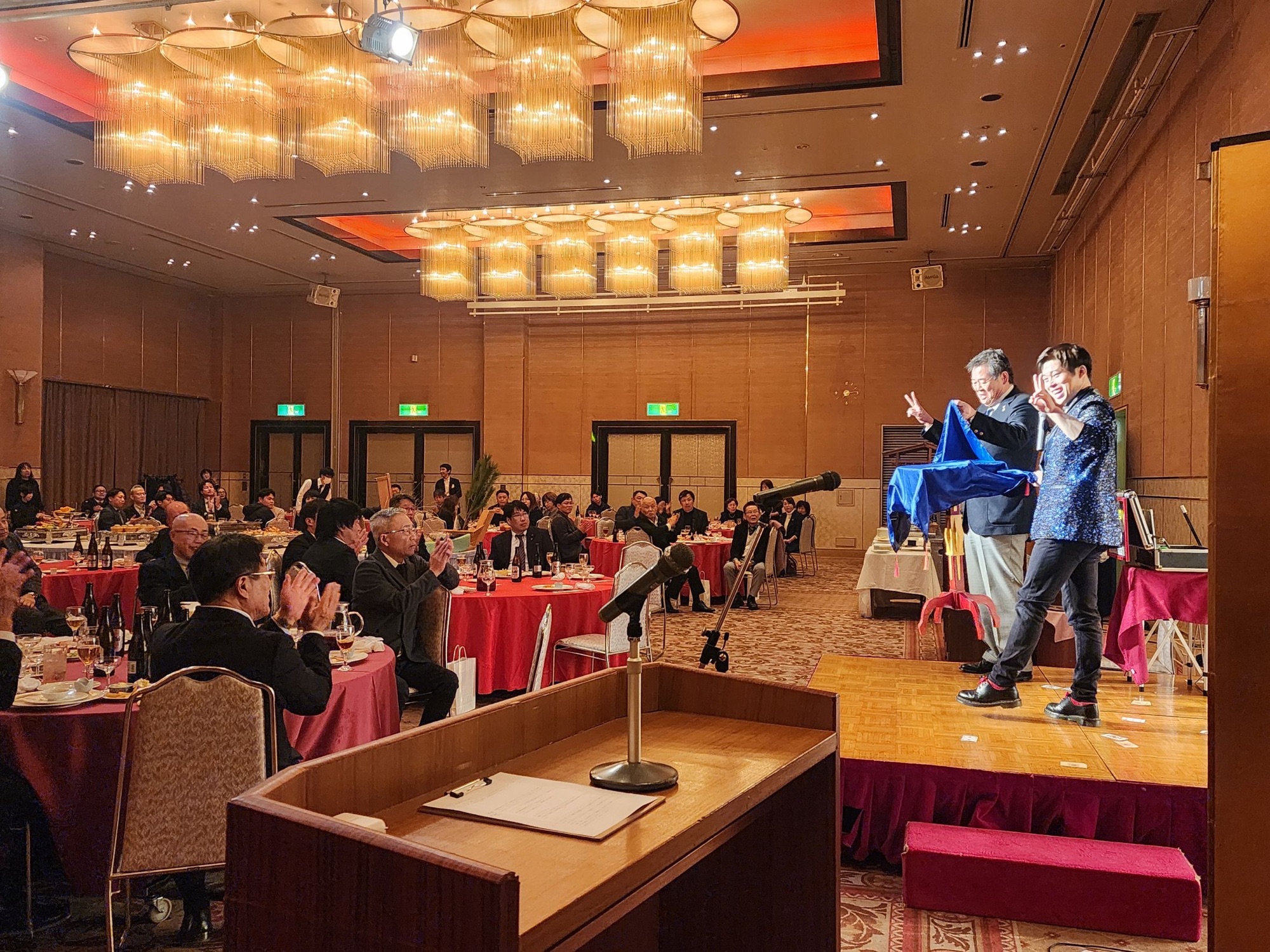 市長と一緒にマジック