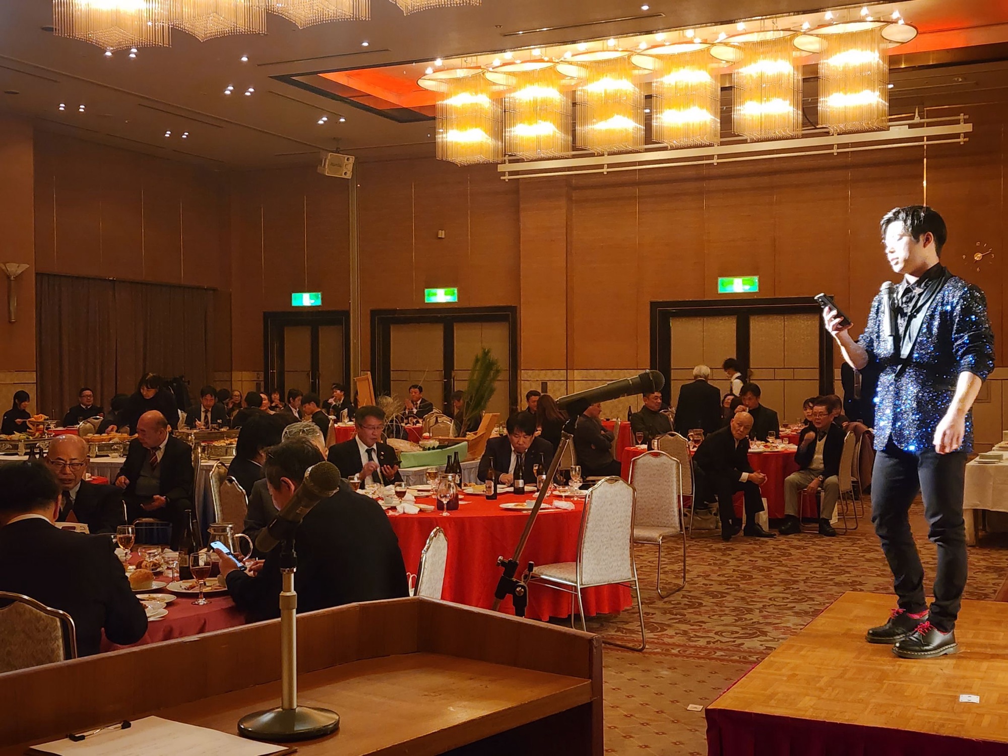 香川県マジシャンショーの様子