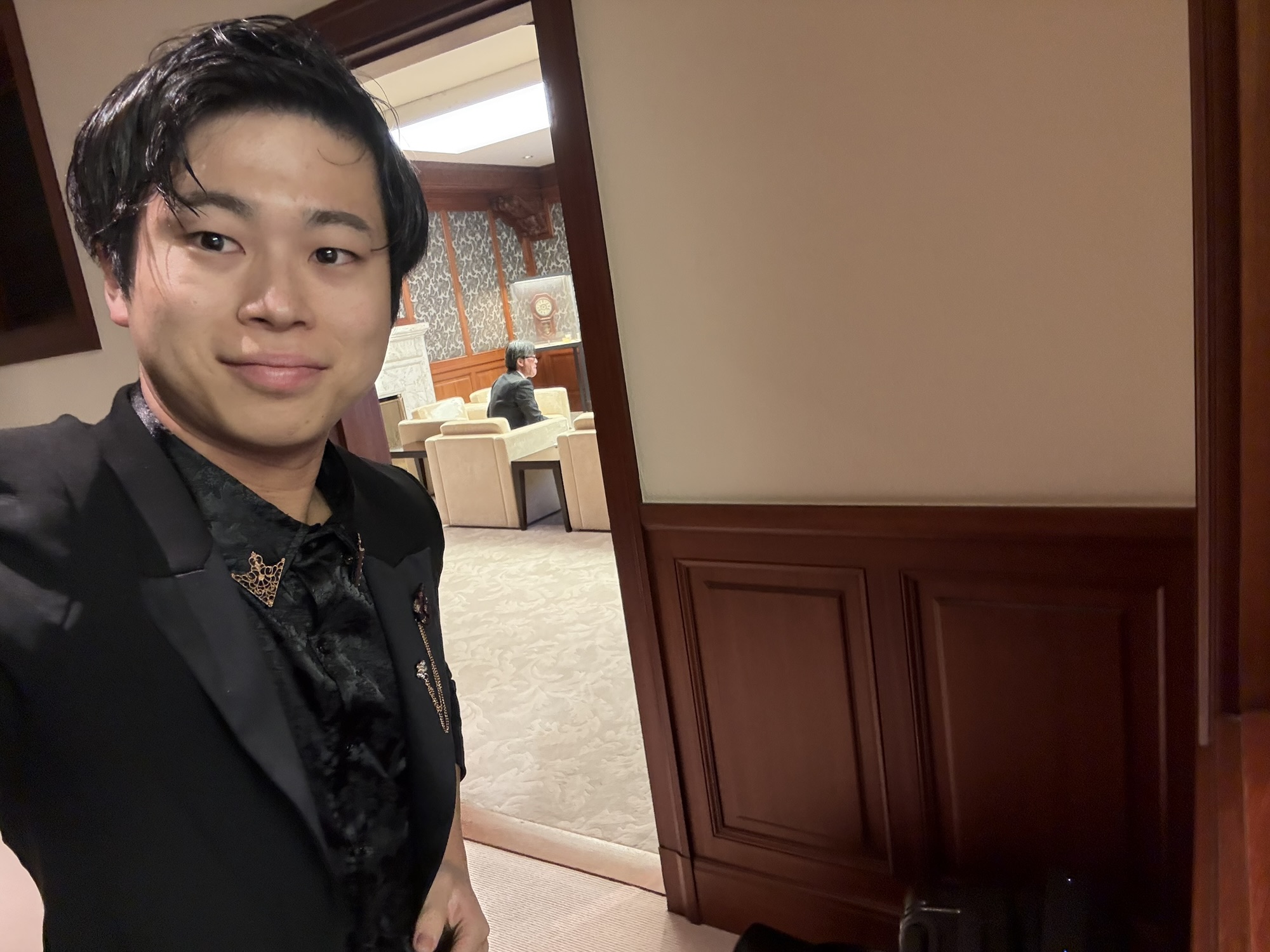 お客様応接室に出張マジック