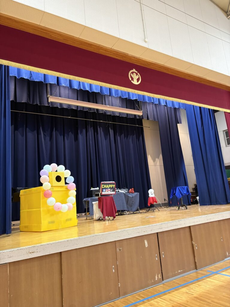 サイエンスショーの会場の様子