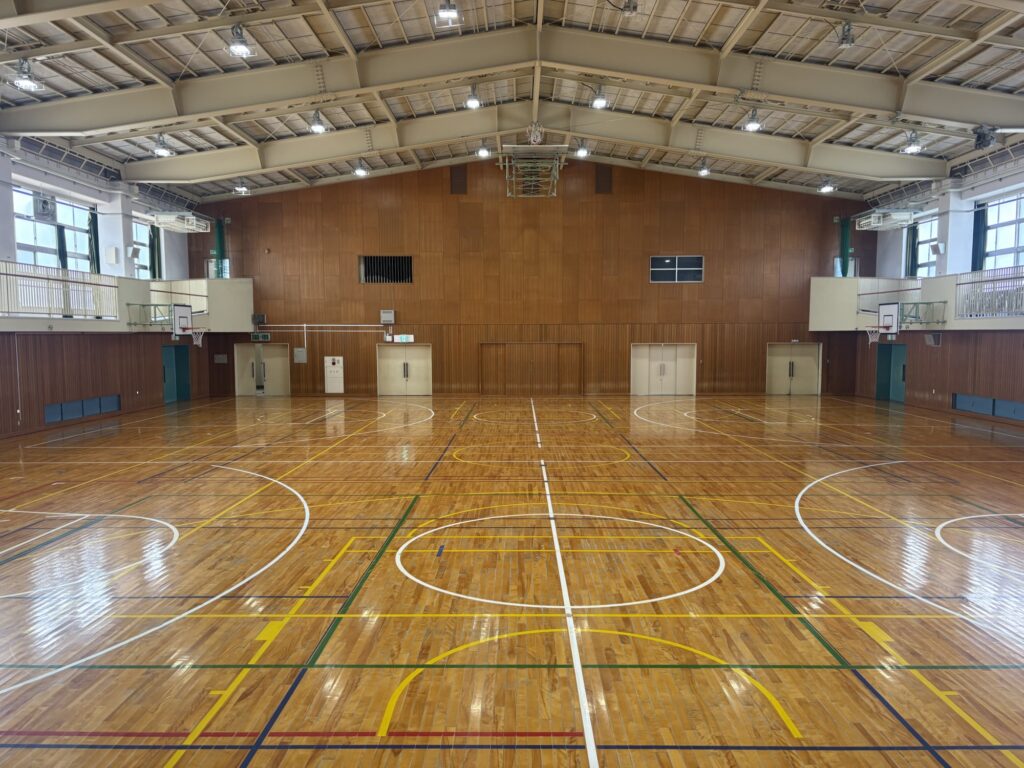 サイエンスマジック会場は体育館