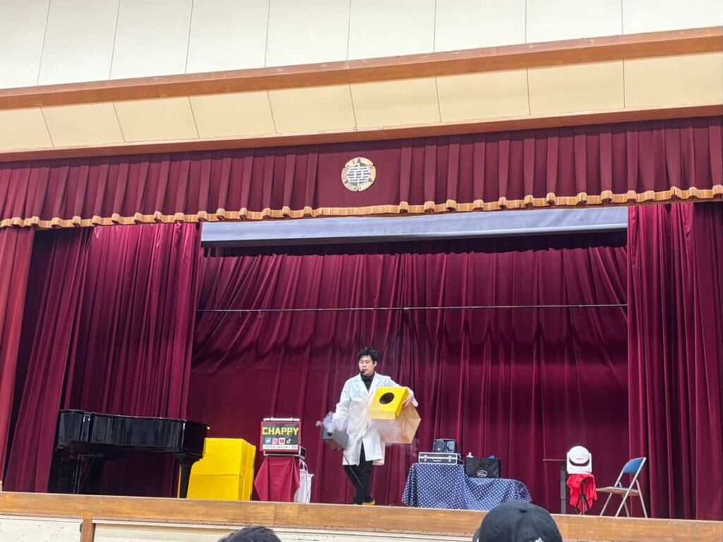 子供会イベントでサイエンスショー
