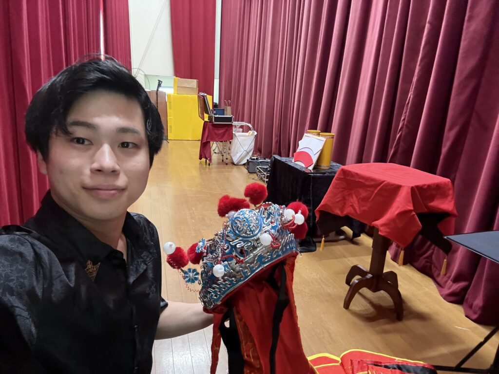 マジックショーが始まる前の1枚