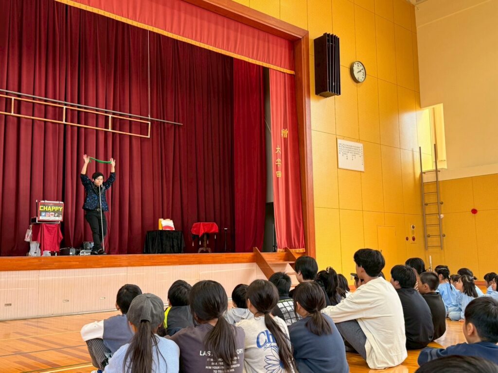 ロープを使ったマジック