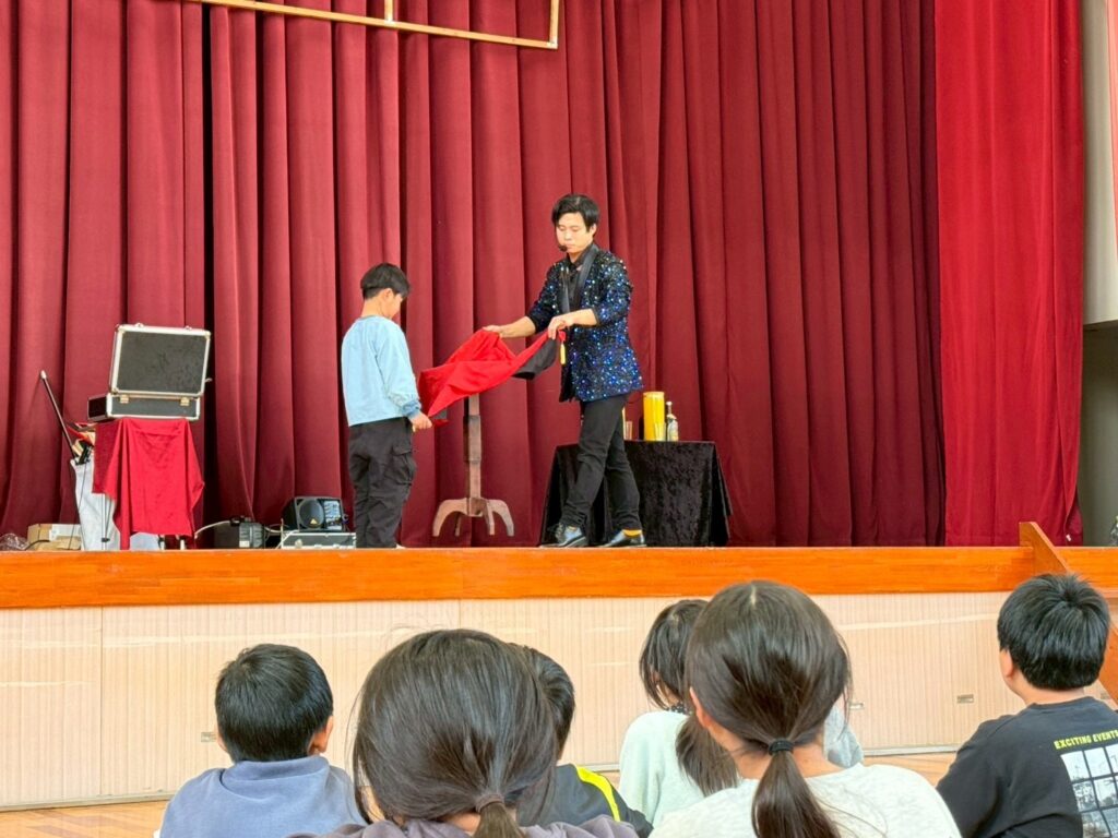 お子様参加型のマジック