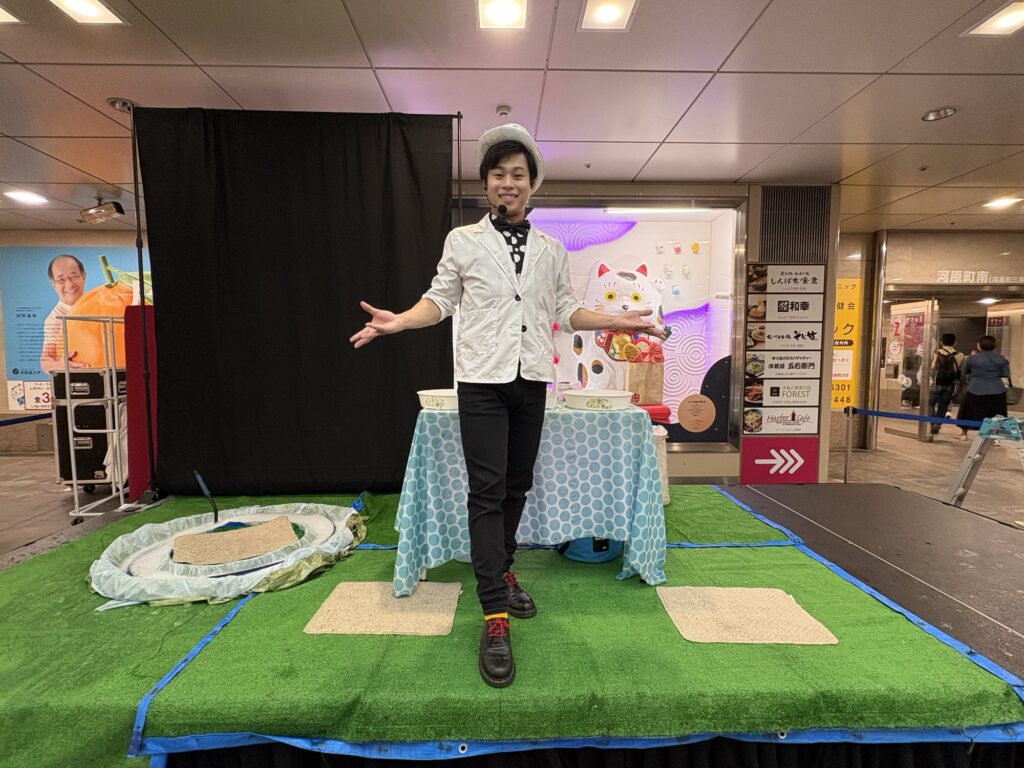 バブリン先生のステージの様子