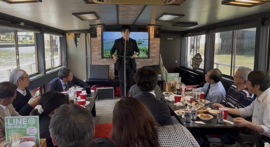 船上での出張マジック