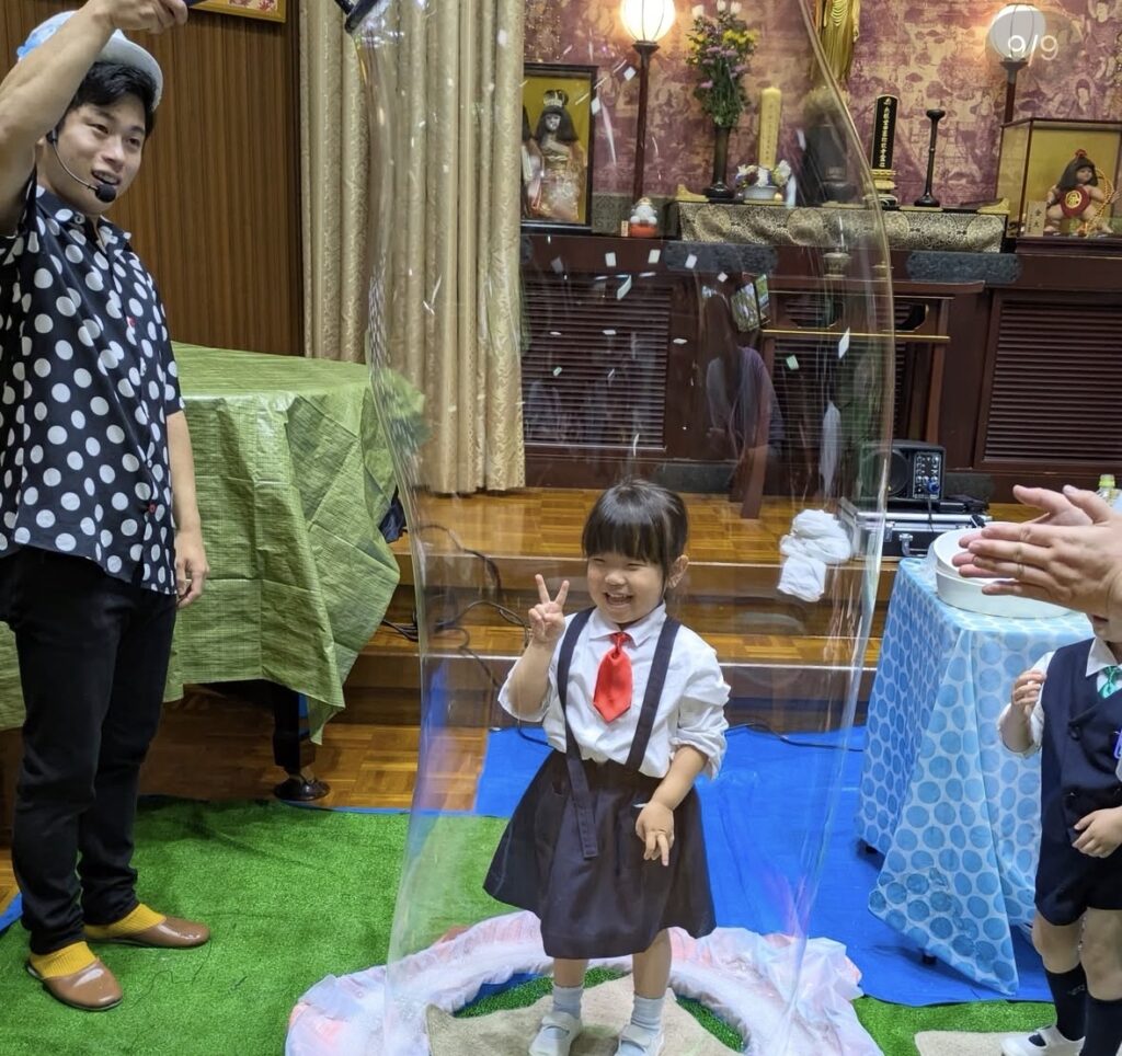 人間しゃぼん玉撮影会