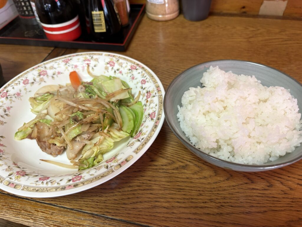 出張マジックの前のご飯