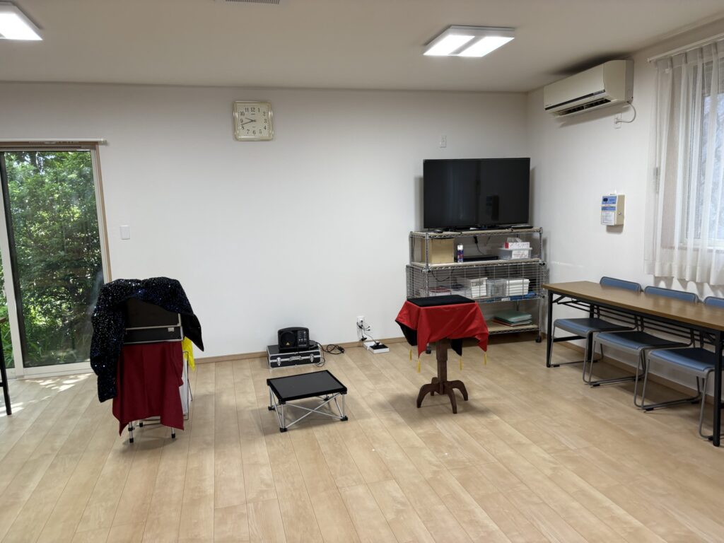 出張マジック会場の様子