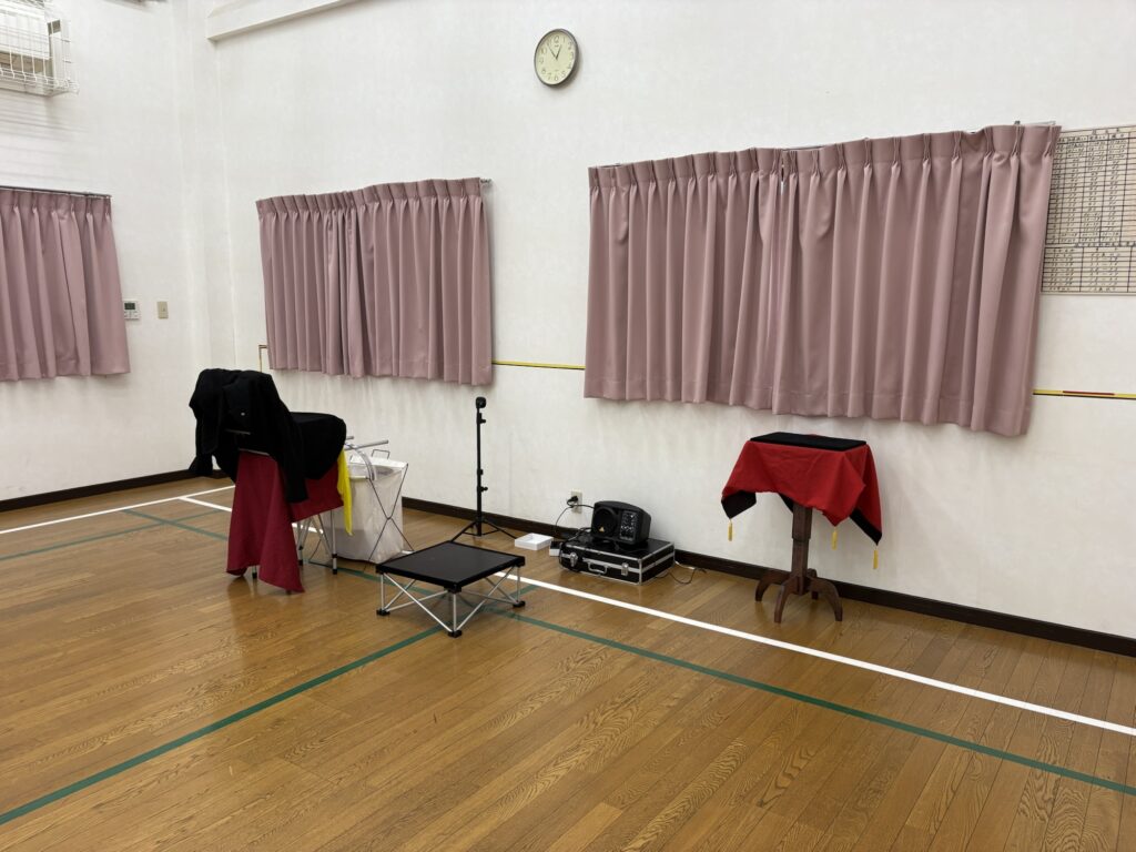 大阪での出張マジック会場の様子