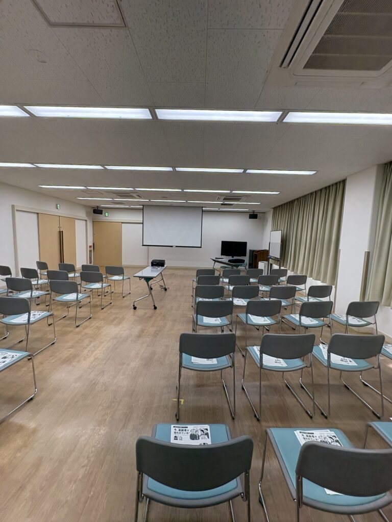兵庫県への出張マジック会場の様子