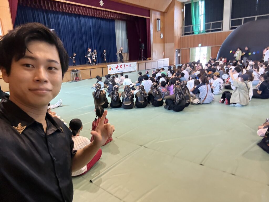 会場での一枚
