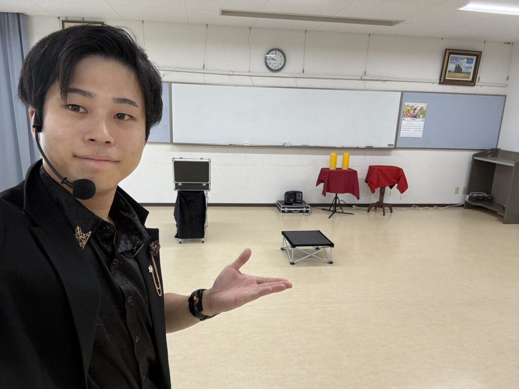 愛知県の子供会への出張マジック