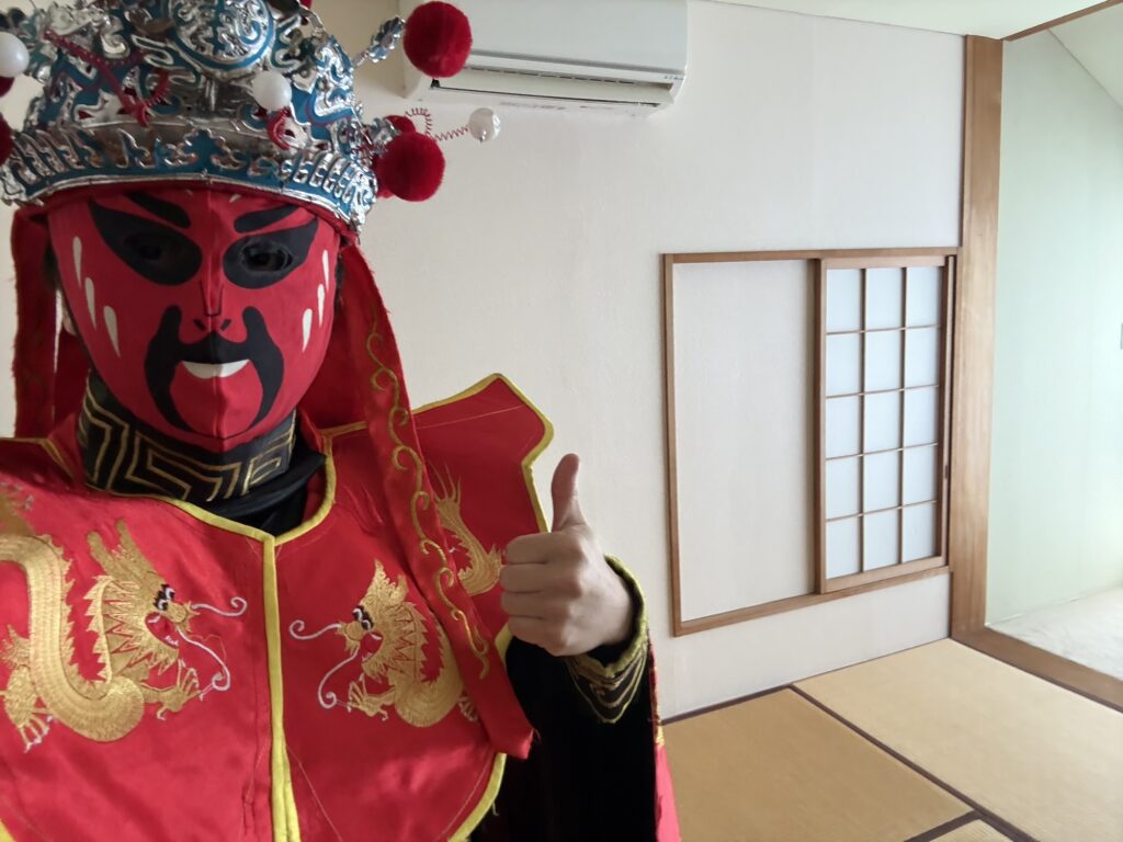 中国伝統芸能変面ショー