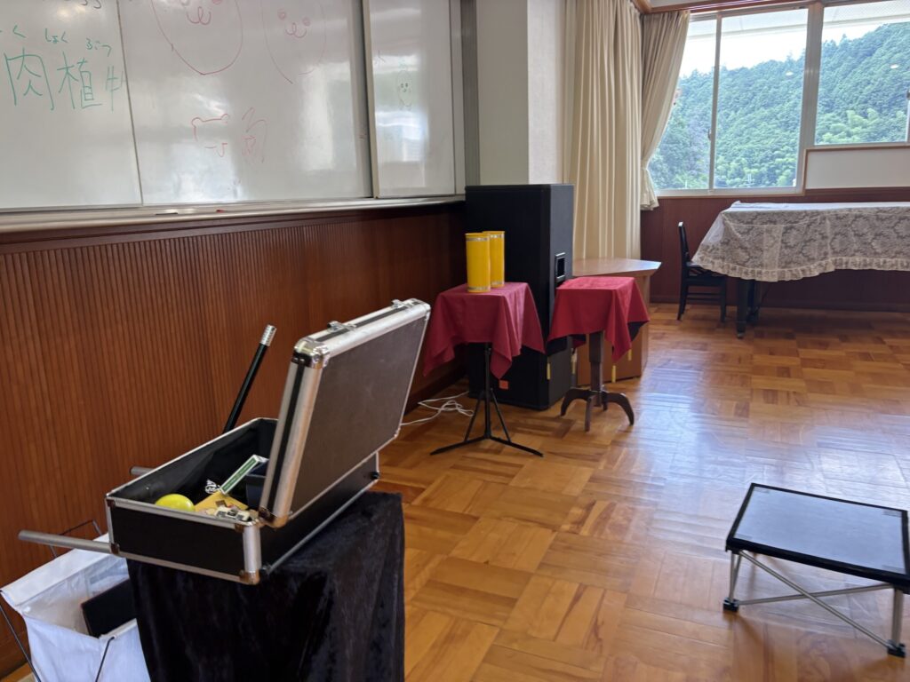 マジックショーの会場の様子