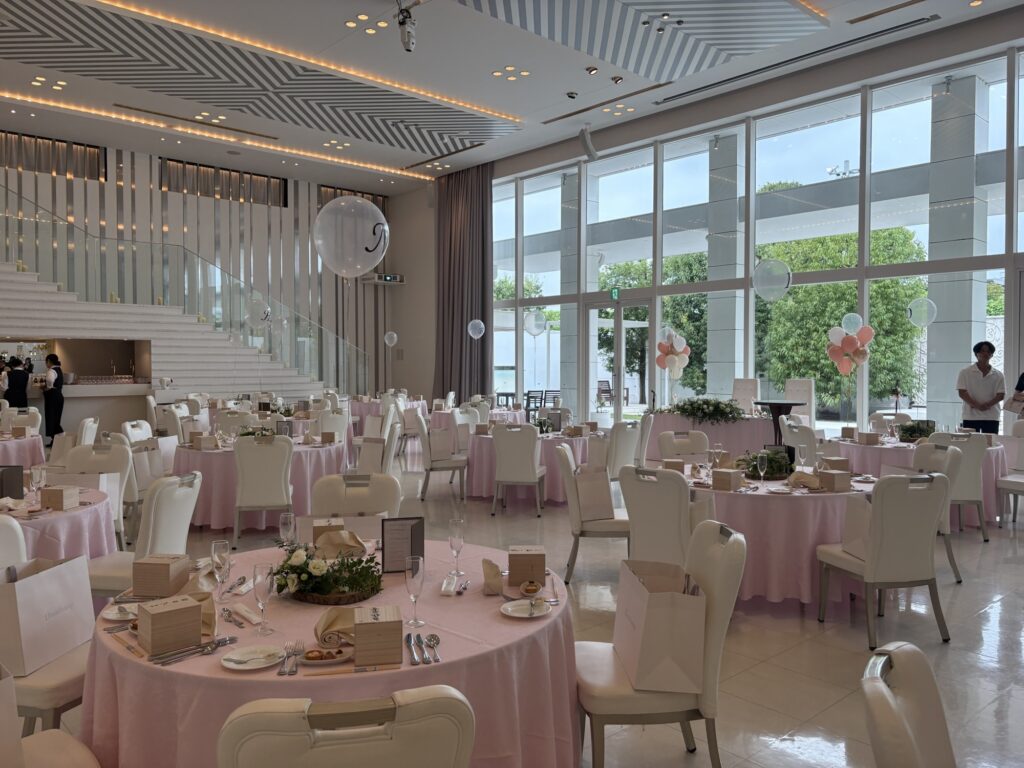 結婚式場の会場の様子