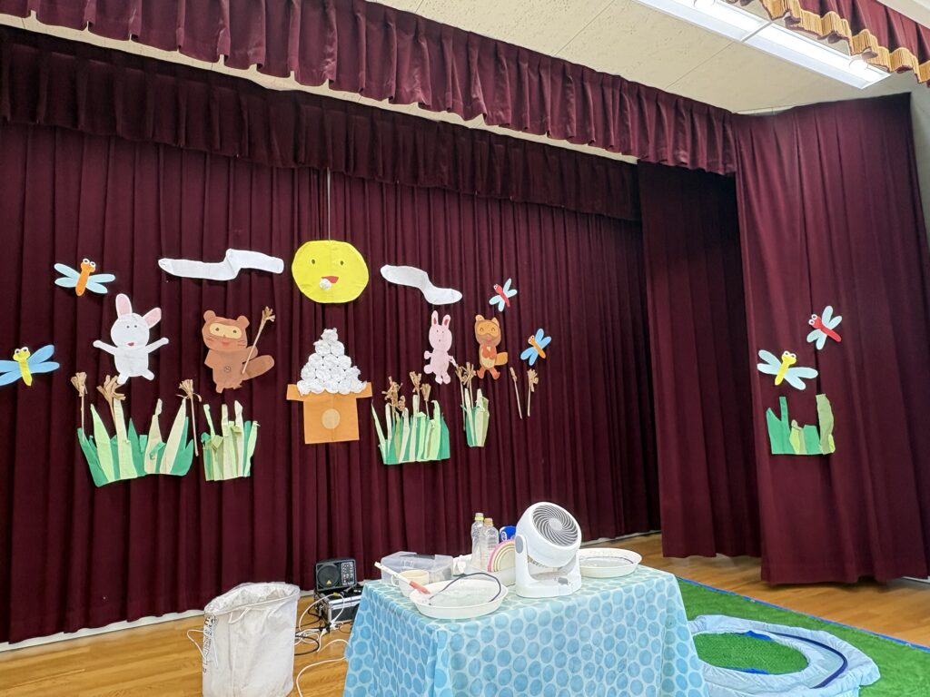 幼稚園の会場の様子