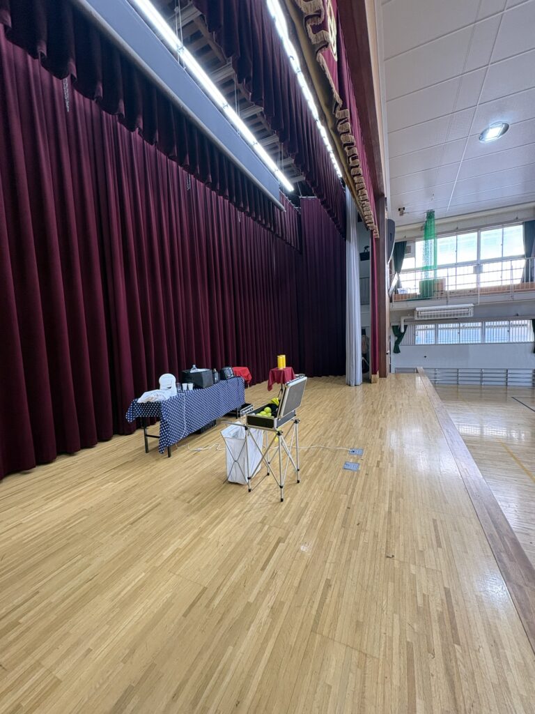 サイエンスショーの会場の様子