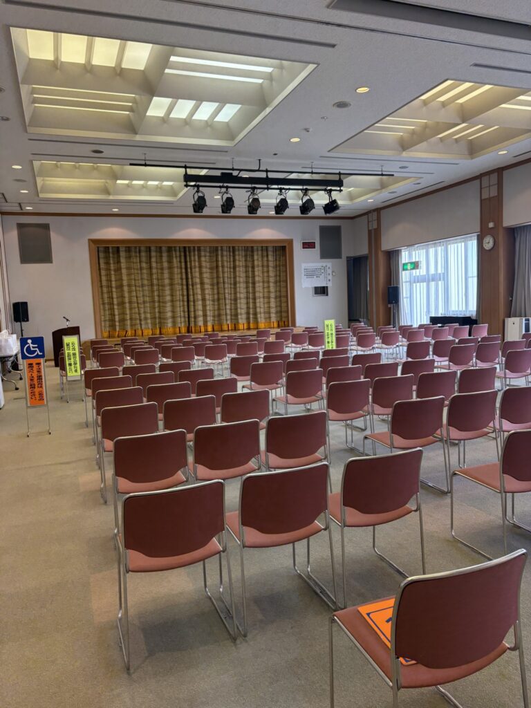 敬老会の会場の様子